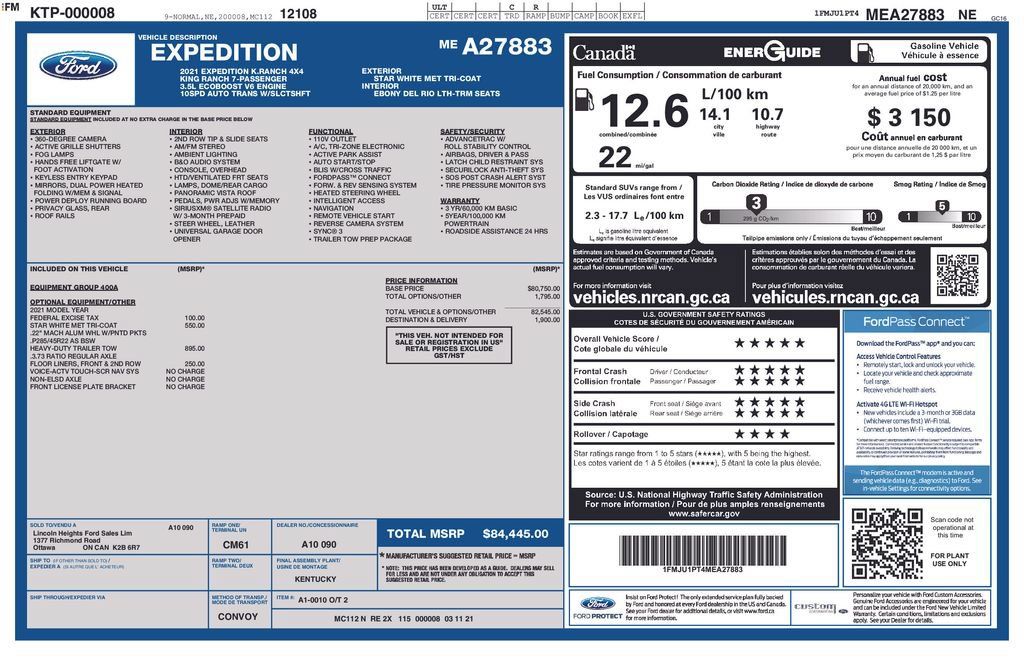 Used 2021 Ford Expedition King Ranch AWD/4WD image 37
