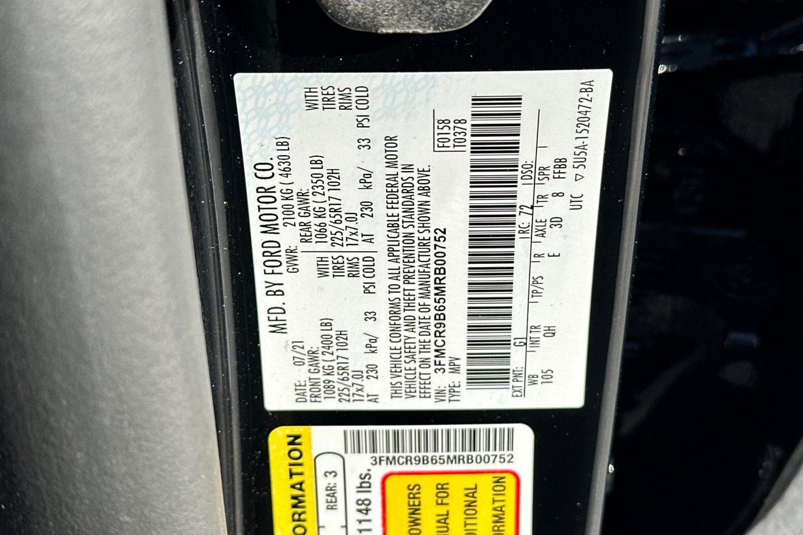 Used 2021 Ford Bronco Sport Big Bend AWD/4WD image 28