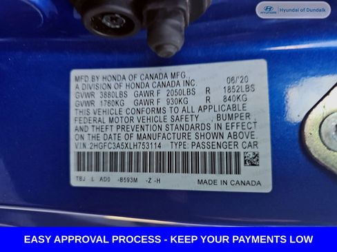 Used 2020 Honda Civic Si image 18