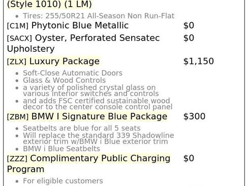 Used 2024 BMW iX xDrive50 w/ Luxury Package AWD/4WD image 4