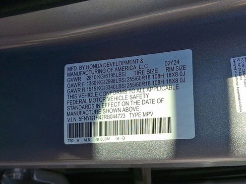 Certified 2024 Honda Pilot EX-L image 27
