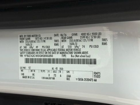 Used 2016 Ford Transit 350 XL image 52