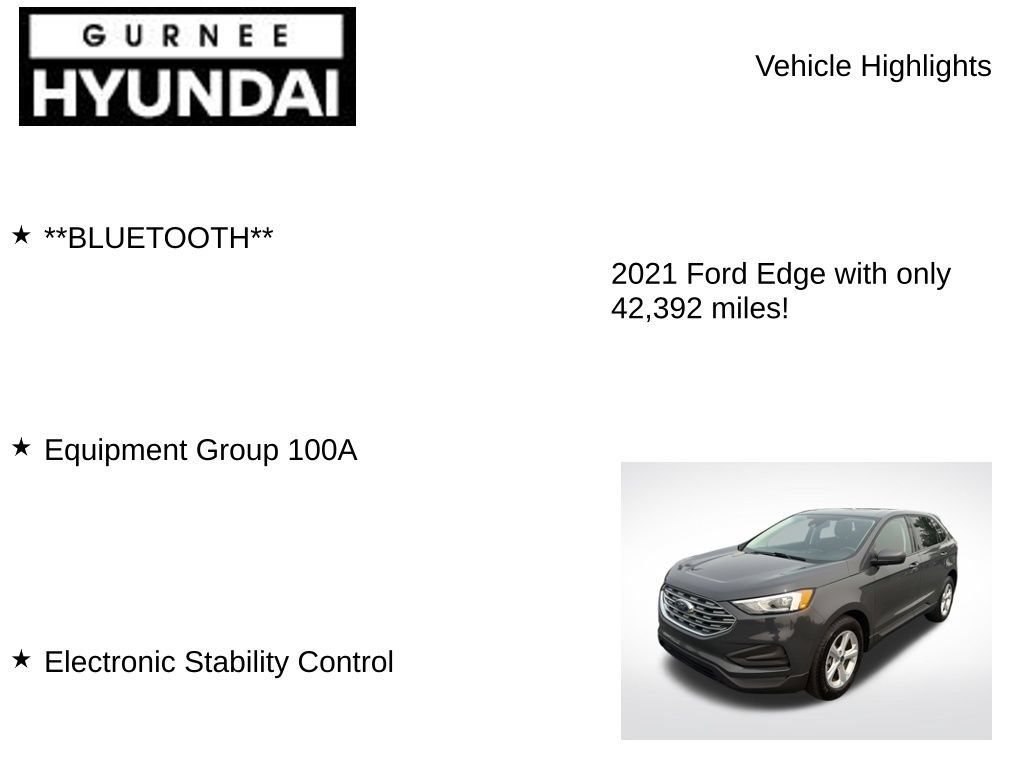 Used 2021 Ford Edge SE AWD/4WD image 7