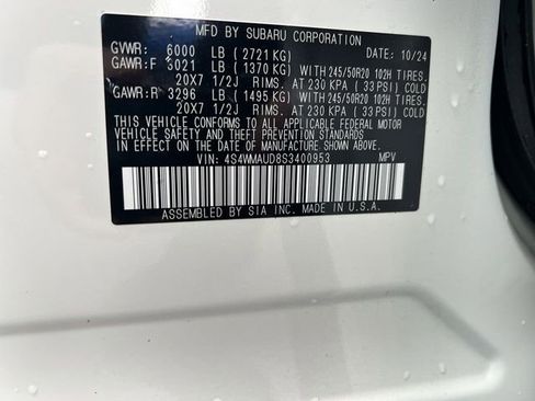 Used 2025 Subaru Ascent Touring w/ Popular Package #1 AWD/4WD image 26