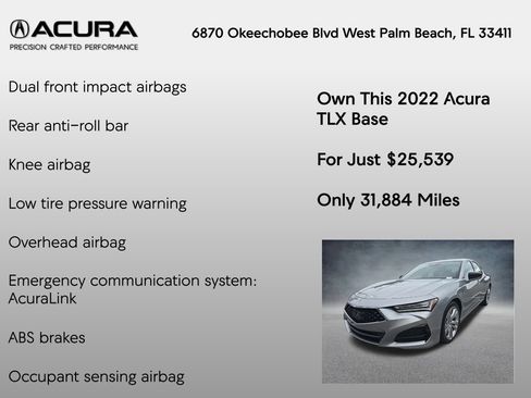 Used 2022 Acura TLX Technology Package image 26