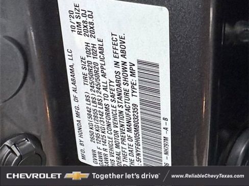 Used 2021 Honda Pilot Elite image 36