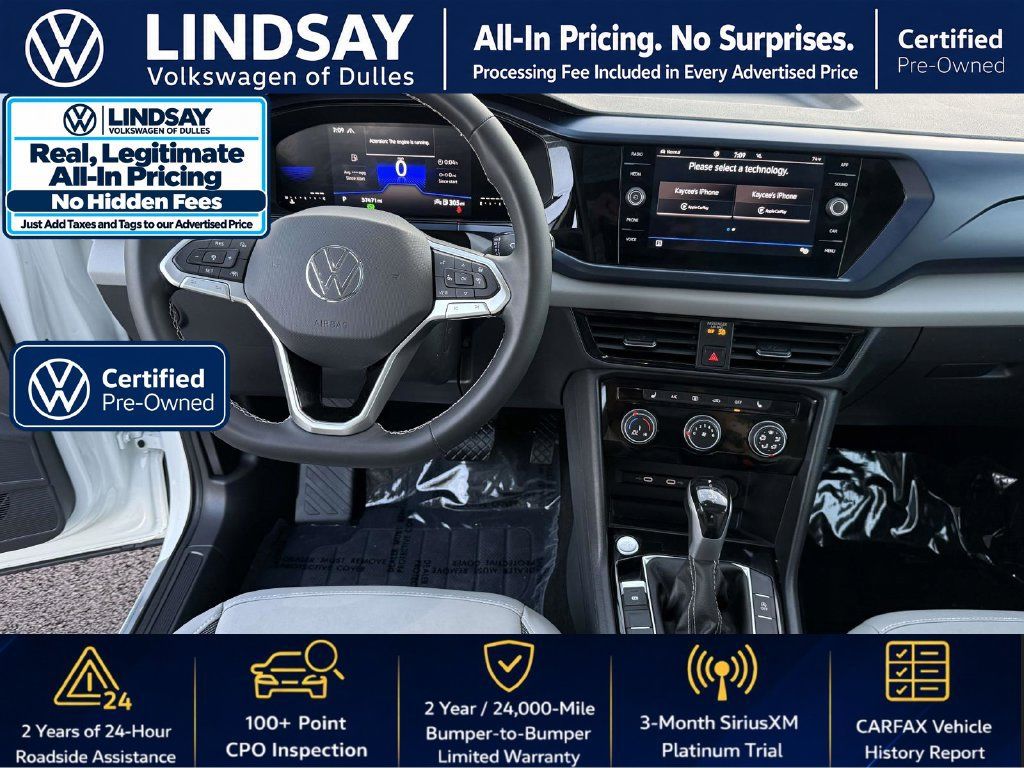 Certified 2023 Volkswagen Taos SE w/ Panoramic Sunroof Package AWD/4WD image 11