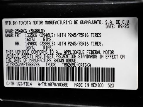 Used 2023 Toyota Tacoma SR w/ SR Convenience Package RWD image 43