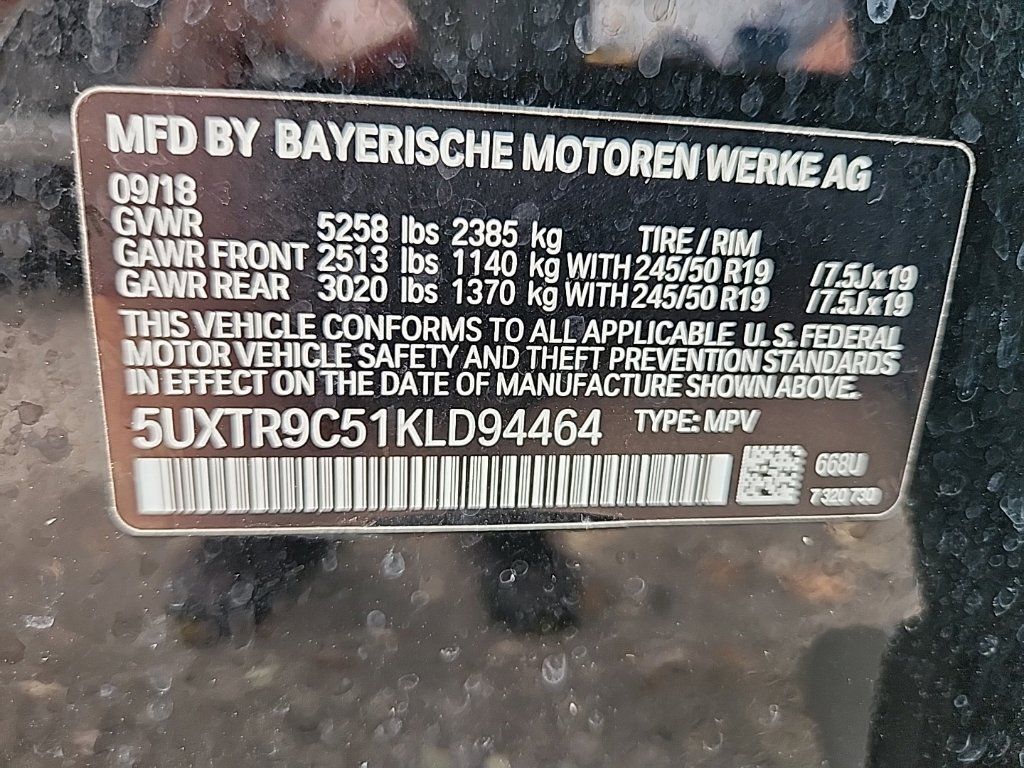 Used 2019 BMW X3 xDrive30i w/ Driving Assistance Package AWD/4WD image 8