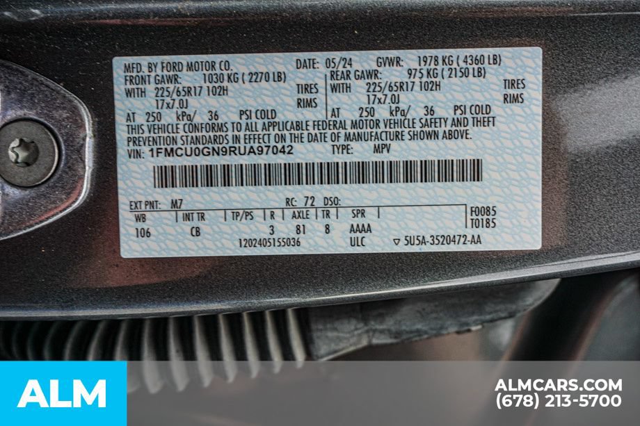 Used 2024 Ford Escape Active FWD image 58