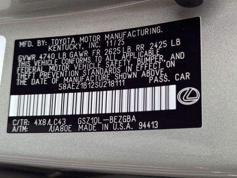 New 2025 Lexus ES 350 w/ Luxury Package image 19