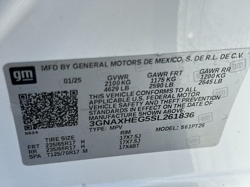 Used 2025 Chevrolet Equinox LT w/ Convenience Package II FWD image 28