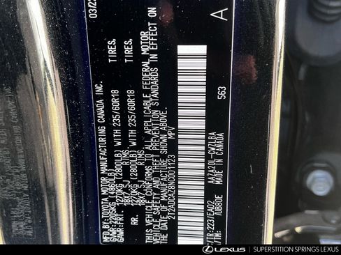 Used 2022 Lexus NX 250 FWD image 13