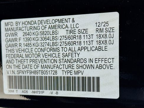 New 2026 Honda Passport TrailSport Elite image 40