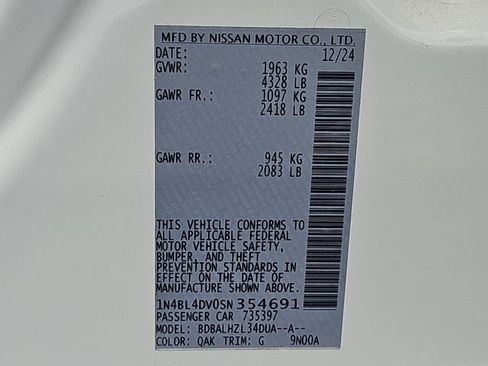 Used 2025 Nissan Altima 2.5 SV image 35