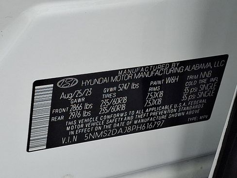 Certified 2023 Hyundai Santa Fe SEL AWD/4WD image 26