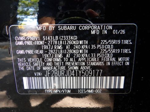 New 2026 Subaru Outback Touring XT AWD/4WD image 32