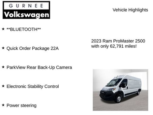Used 2023 RAM ProMaster 2500 FWD image 8