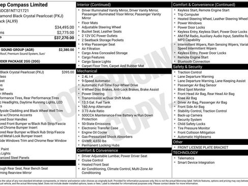 Used 2022 Jeep Compass Limited w/ Sun and Sound Group image 38