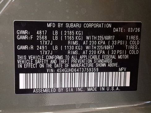 New 2026 Subaru Crosstrek 2.0i Premium image 18