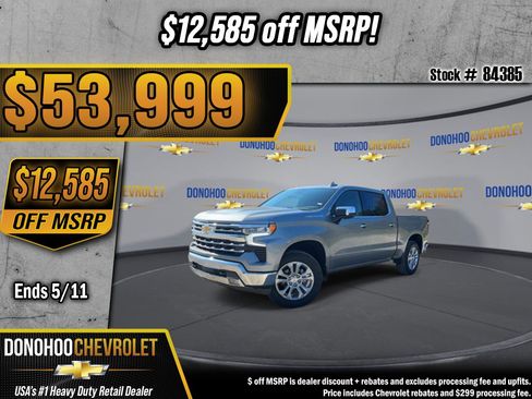 New 2026 Chevrolet Silverado 1500 LTZ w/ LTZ Premium Package AWD/4WD image 1