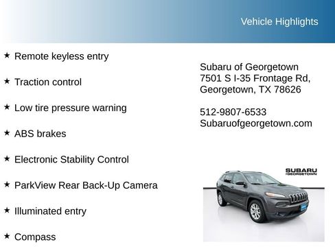 Used 2015 Jeep Cherokee Latitude image 9