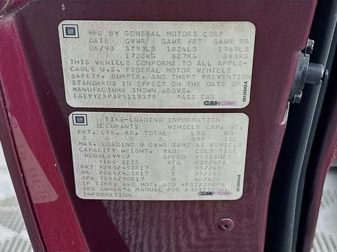 Used 1993 Chevrolet Corvette Coupe image 24