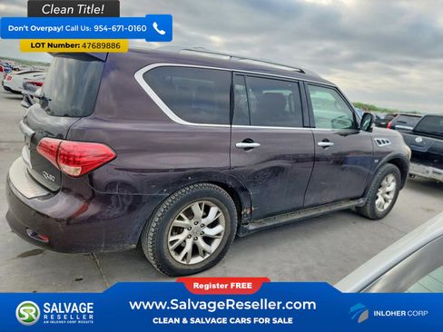 Used 2014 INFINITI QX80 4WD w/ Theater Package image 4