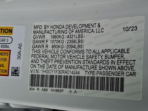 Used 2024 Honda Accord EX image 28