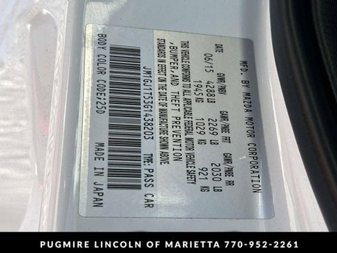 Used 2016 MAZDA MAZDA6 Touring w/ Touring Technology Package image 37