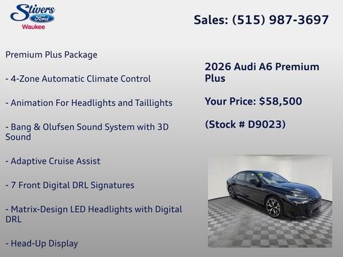 Used 2026 Audi A6 Premium Plus AWD/4WD image 8