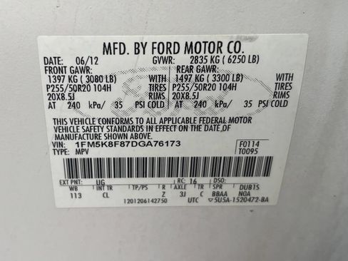 Used 2013 Ford Explorer Limited AWD/4WD image 15