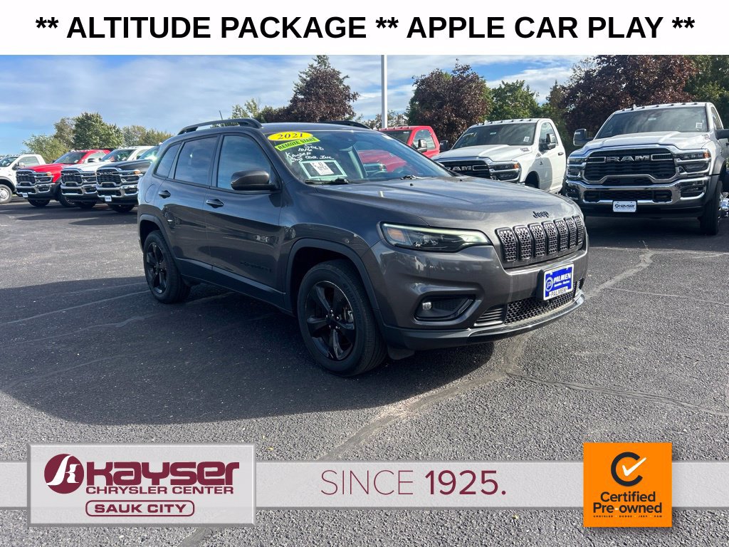 Certified 2021 Jeep Cherokee Latitude Plus AWD/4WD image 1