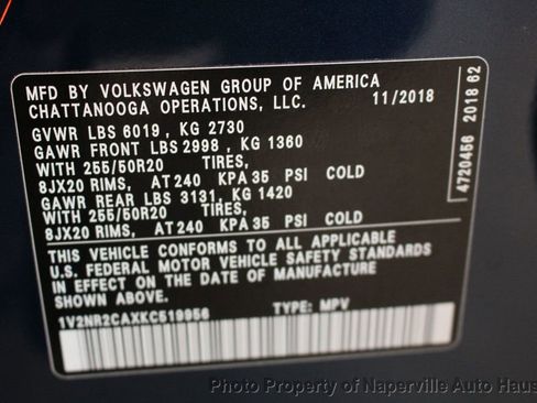 Used 2019 Volkswagen Atlas SEL Premium image 46