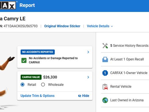 Used 2025 Toyota Camry LE FWD image 31