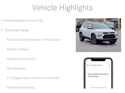 Used 2021 Chevrolet TrailBlazer ACTIV w/ Technology Package AWD/4WD image 6