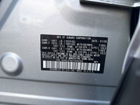 New 2026 Subaru Forester Touring AWD/4WD image 19