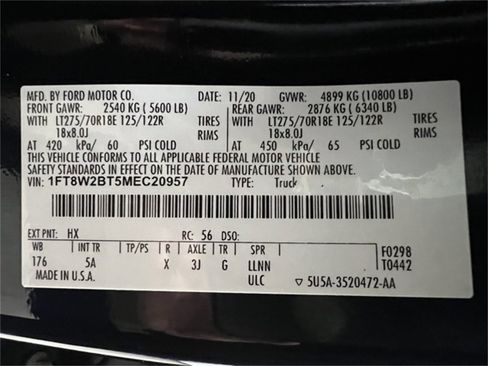 Used 2021 Ford F250 Lariat w/ Lariat Ultimate Package image 57