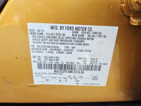 Used 2021 Ford EcoSport S FWD image 20