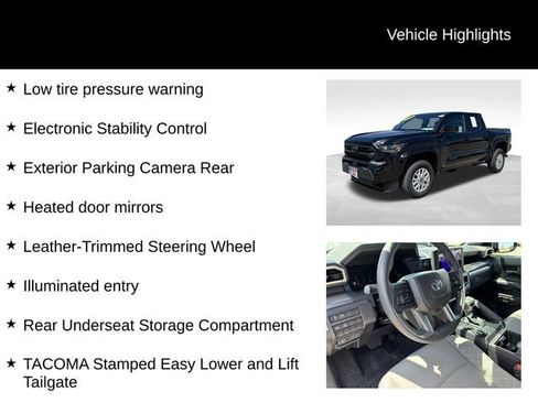 Used 2026 Toyota Tacoma SR5 w/ SR5 Upgrade Package AWD/4WD image 15