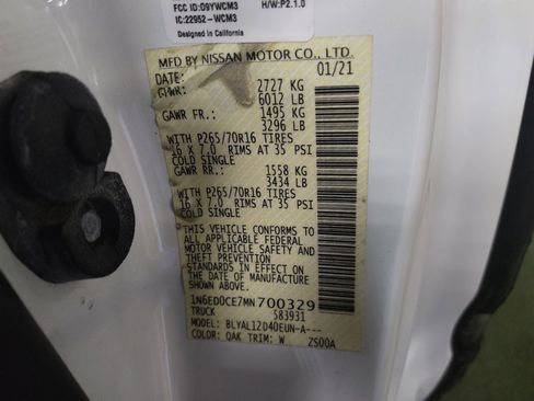 Used 2021 Nissan Frontier S w/ S Utility Package image 33