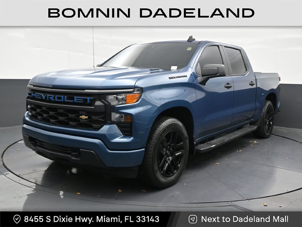 Used 2024 Chevrolet Silverado 1500 Custom w/ LPO, Dark Essentials Package RWD image 1