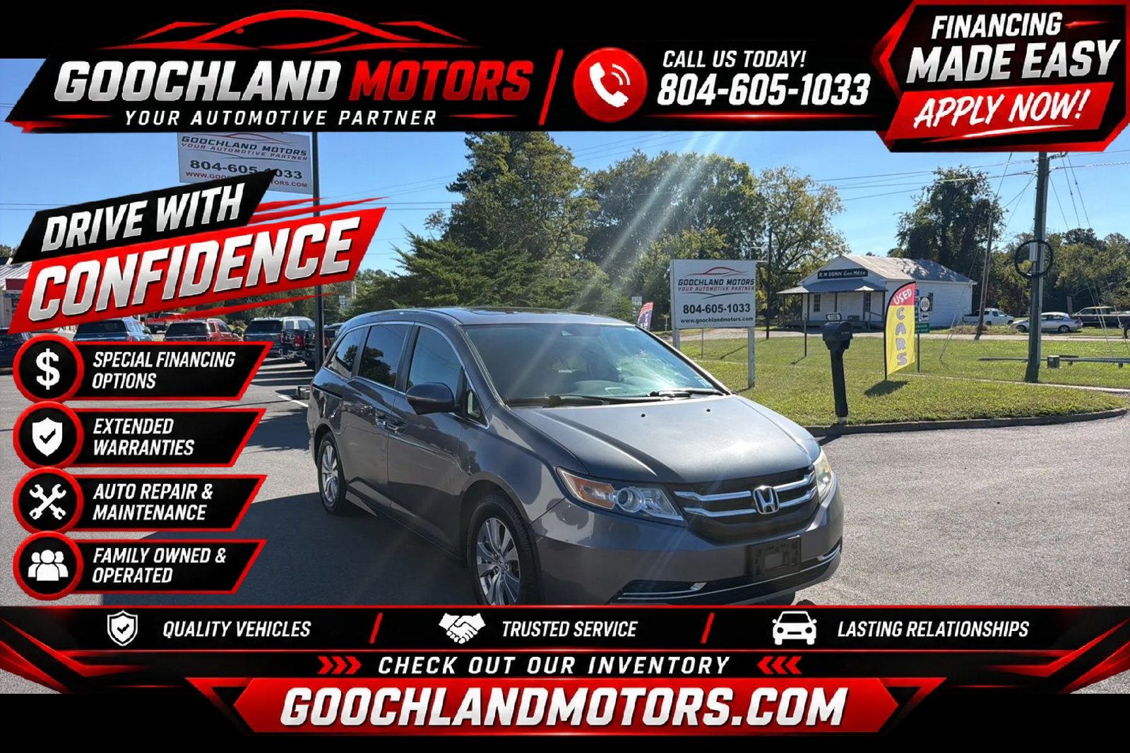 Used 2014 Honda Odyssey EX-L image 1