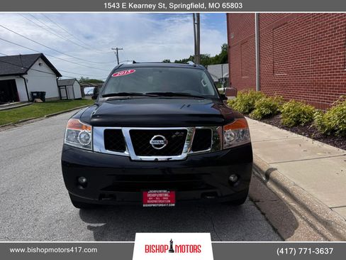 Used 2015 Nissan Armada Platinum w/ 2nd Row Captain Seat Package AWD/4WD image 9