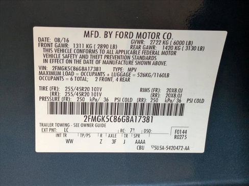 Used 2016 Ford Flex SEL w/ Equipment Group 202A image 27