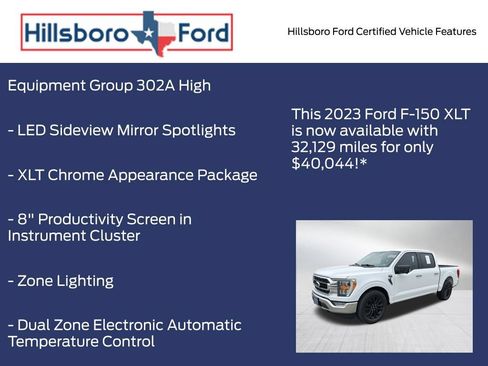 Certified 2023 Ford F150 XLT w/ Equipment Group 302A High AWD/4WD image 9