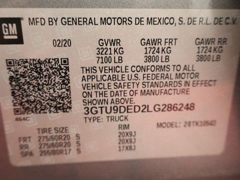 Used 2020 GMC Sierra 1500 SLT AWD/4WD image 87