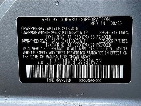 New 2025 Subaru Crosstrek 2.5i Premium image 14