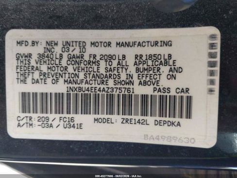 Used 2010 Toyota Corolla LE FWD image 23