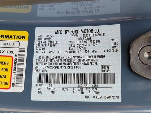 New 2025 Ford Bronco Sport Big Bend w/ Convenience Package image 14